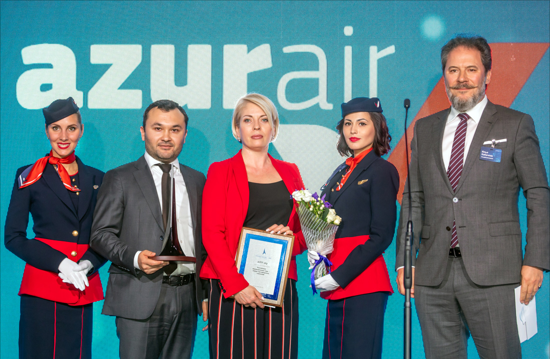 AZUR air, Новости, 17 апреля 2019, AZUR air получила звание «Российская авиакомпания года — лидер пассажирских симпатий»